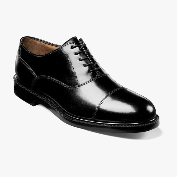 Nwt Florsheim DAILEY Cap Toe Oxford Shoe 7.5 Wide 7.5EEE - Picture 1 of 10